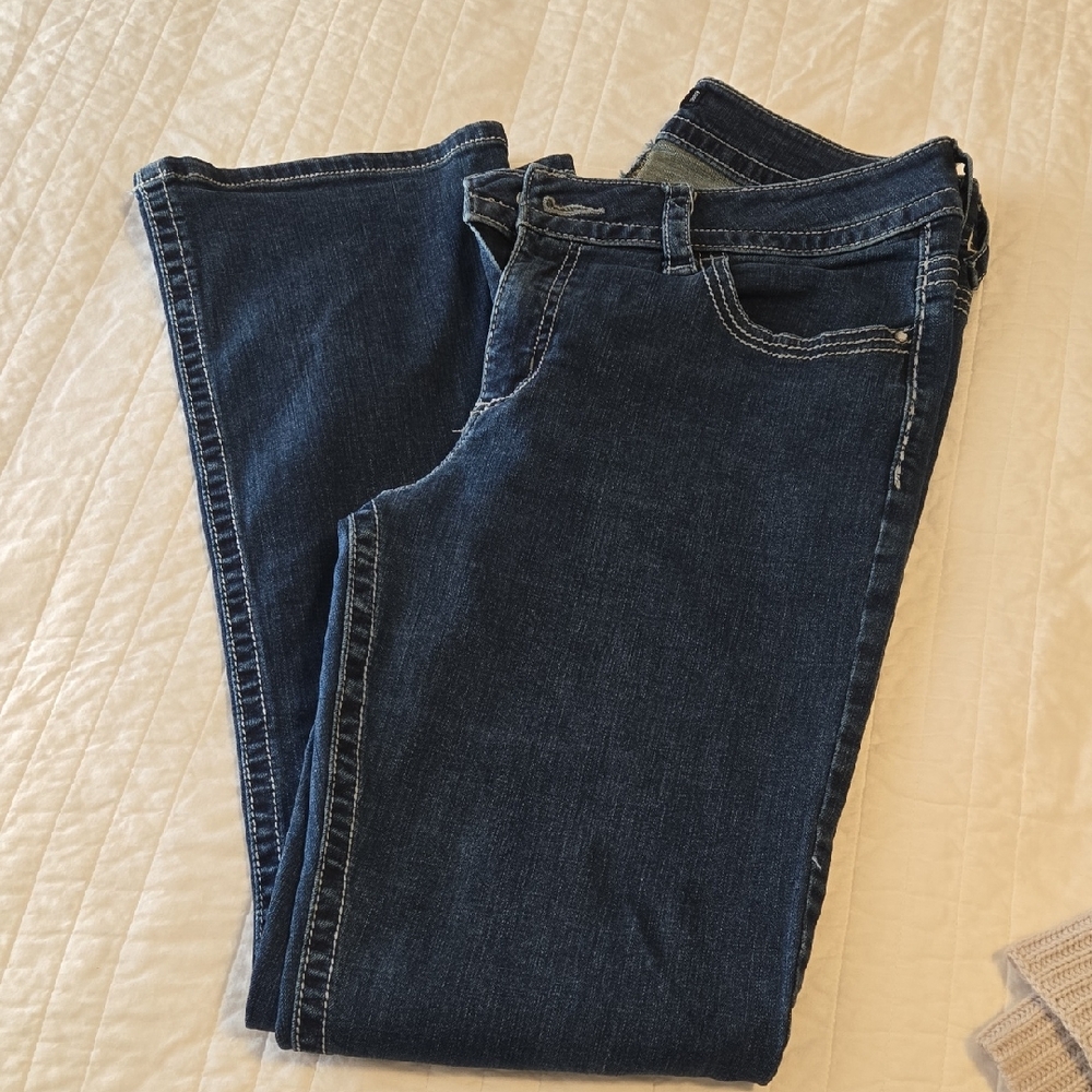Lee Dark Blue Straight Leg Jeans